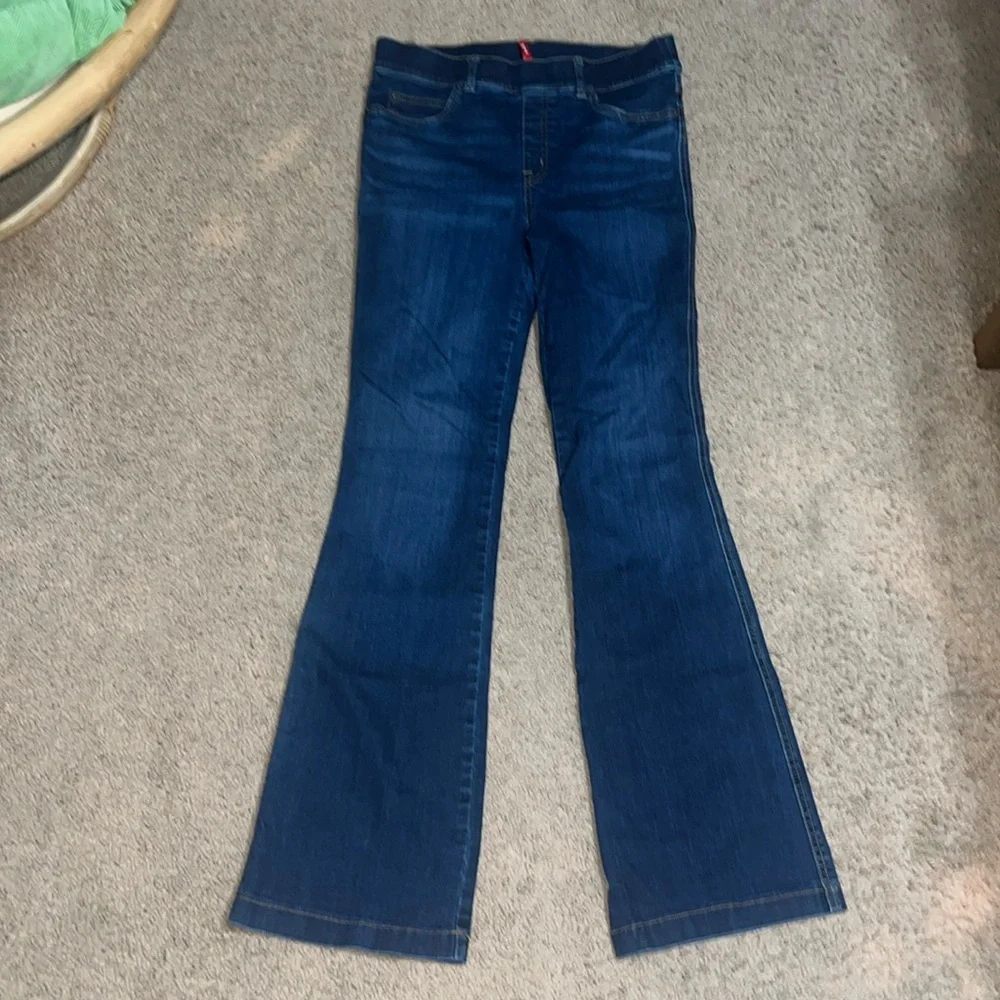 SPANX Flare Jeans‎ Midnight Shade Large